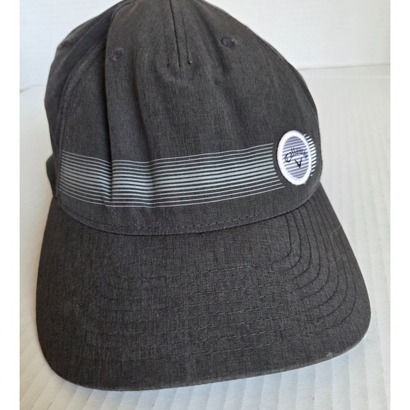 Callaway Other - Callaway Golf Straight Shot Adjustable Grey Snap Back Wicking Hat 110 Flexfit